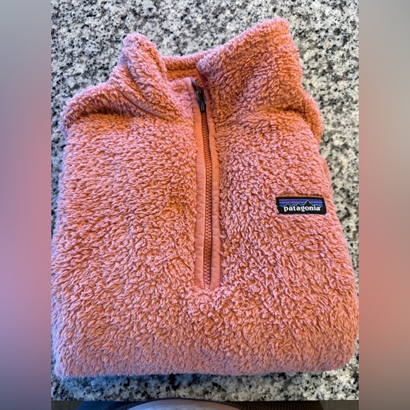 Patagonia Tops - Patagonia los Gators 1/4 Zip Sherpa Fleece Jacket - Coral